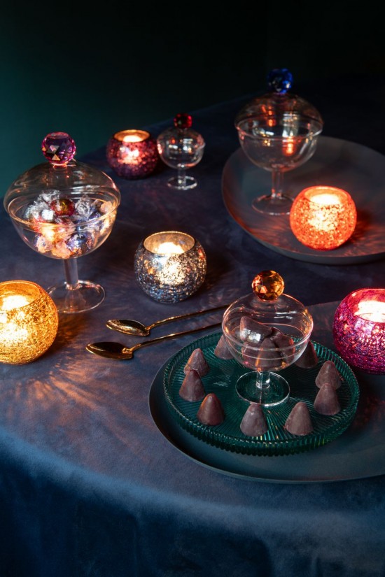 Jline Box Cubiertos C 24 Piezas Acero Inoxidable Brillante Oro.