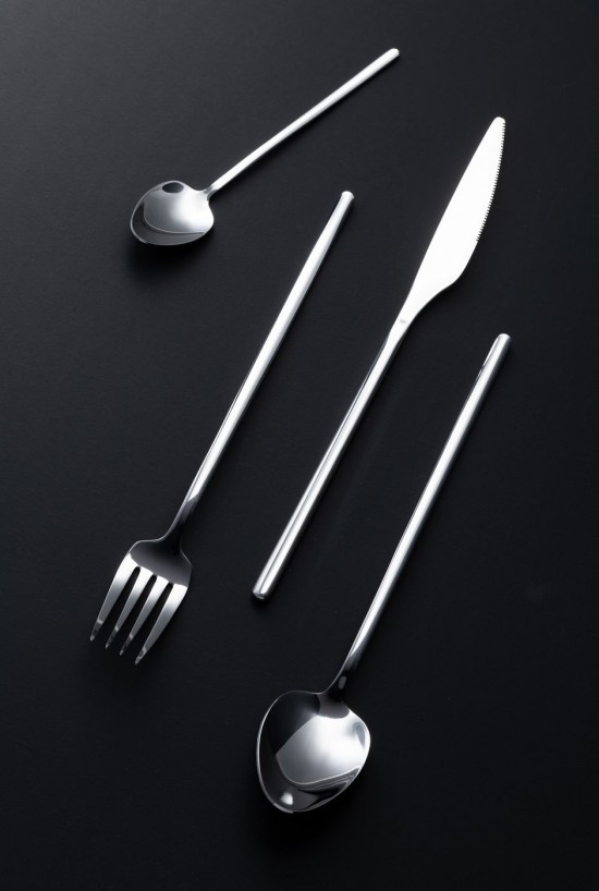 Jline Box Cubiertos C 24 Piezas Acero Inoxidable Brillante Plata.