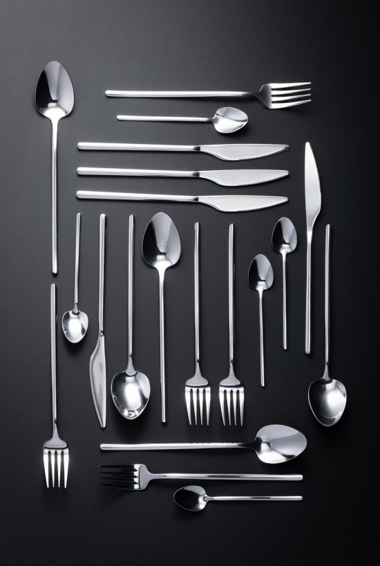 J Line Scatola Posate C 24 Pezzi Acciaio Inossidabile Lucido Argento Box Cubiertos C 24 Piezas Acero Inoxidable Brillante Plat.