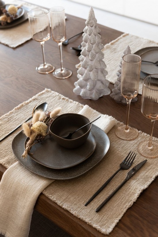 Jline Box Cubiertos C 24 Piezas Acero Inoxidable Mate Negro.