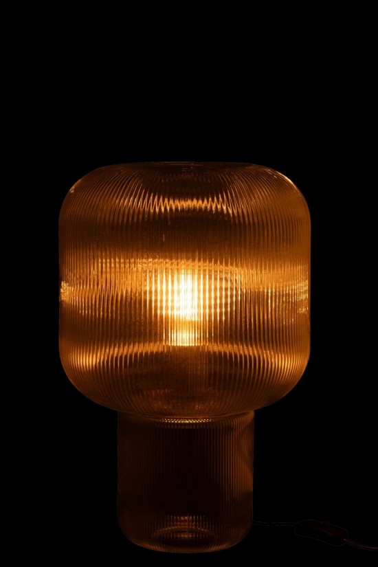 J Line Éclairage Armatures Luminaires D'intérieur Pieds De Lampe Avec Abat Jour Lampes De Table Jolipa Lampe Verre Transparent.