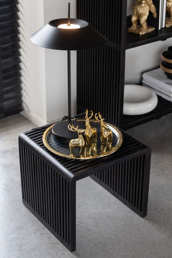 Jline Lámpara Led Metal Negro.