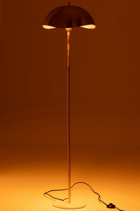 J Line Lampadaires Lampes Raides Debouts Sur Pied De Sol Jolipa Lampadaire Metal Marbre Or.