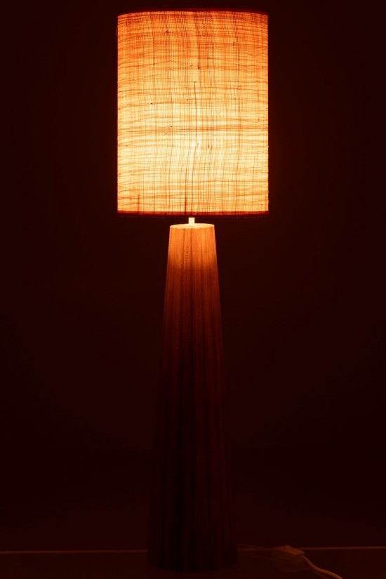 J Line Éclairage Armatures Luminaires D'intérieur Pieds De Lampe Avec Abat Jour Lampes De Table Jolipa Lampe Parapluie Bois D .