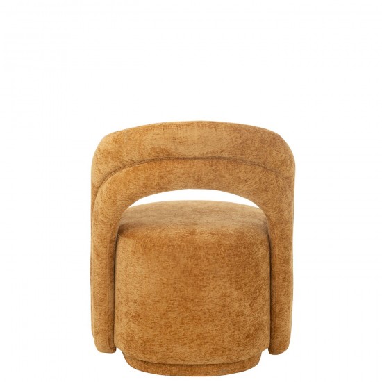 Jline Accent Stoel Textiel Oker.