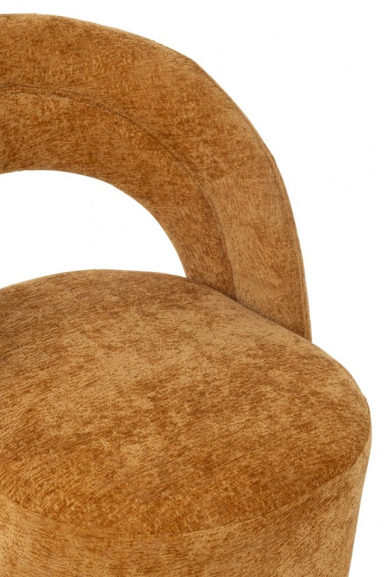 Jline Stuhl Accent Textil Ocker loungestuhl loungesessel loungestuehle.