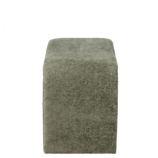 J Line tabourets ronds Jolipa Tabouret N Shape Textile Vert Menthe.