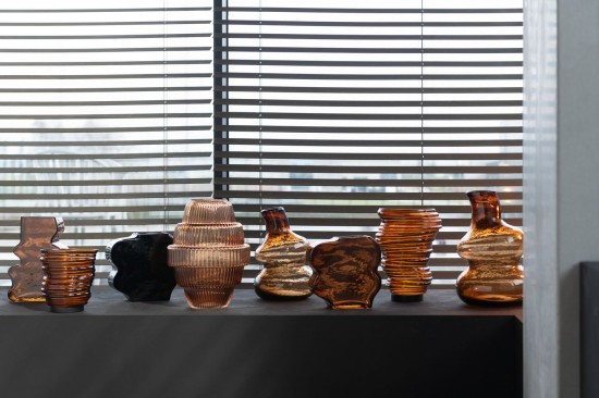 J Line Vaso Max Vetro Marrone Large Jarron Max Vidrio Marron Large.