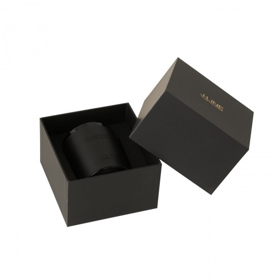 J Line bougies parfumées Jolipa Bougie Parfumee Cuir Noir 40Heures.