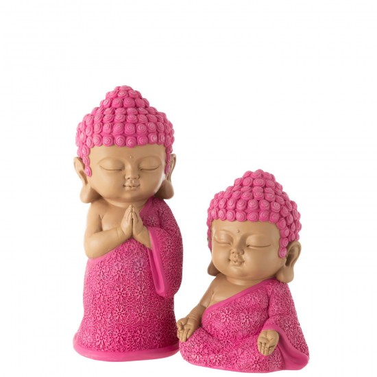 Jline Monnik Bidden Resin Roze.