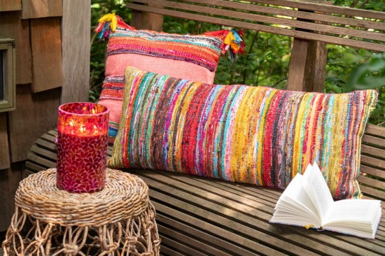 Jline Vela Perfumada Flor Mosaico Cera Grande 2 Salidas 75 Horas.