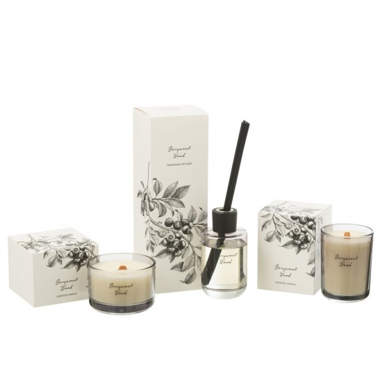 Jline Geurolie Bergamot Hout 180Ml.