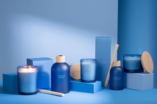 J Line Candela Profumata Accords Essentiels Embruns Marins 52Ore Vela Perfumada Accords Essentiels Embruns Marins 52H.
