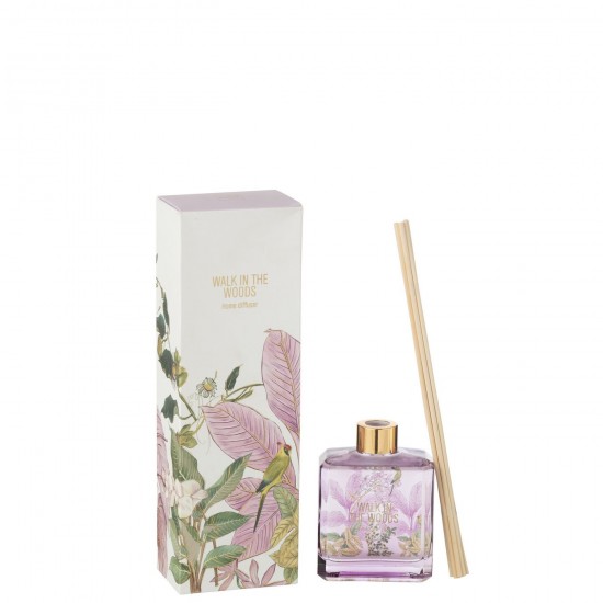 J Line diffuseurs de parfums Jolipa Diffuseur Walk In The Woods Rose 180Ml.