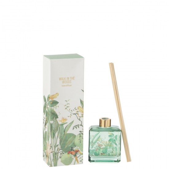 J Line diffuseurs de parfums Jolipa Diffuseur Walk In The Woods Vert 180Ml.
