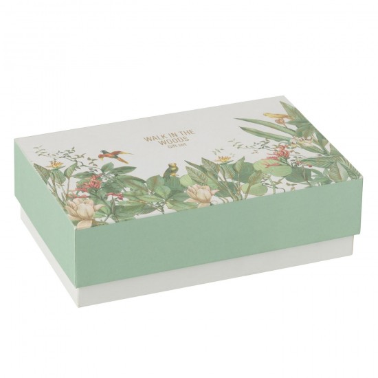 Jline Geschenkset Geurkaars Geurolie Walk In The Woods Groen.