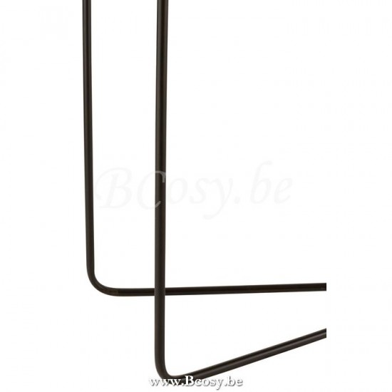 Jline Console Rechthoek Kruis Frame Metaal Zwart.