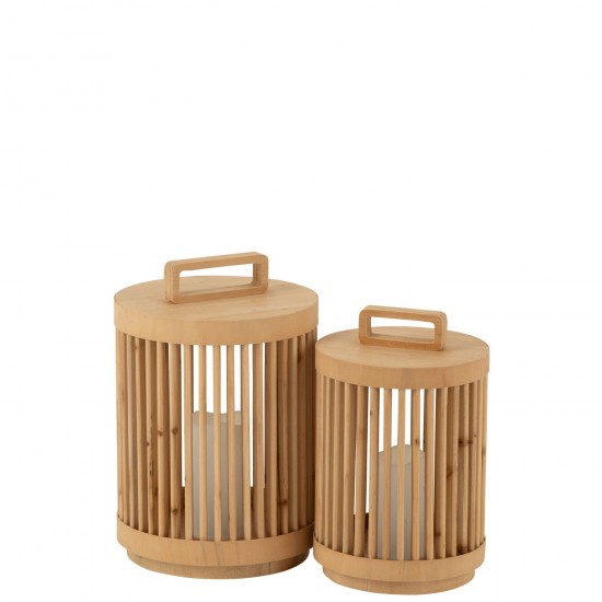 J Line Lamp Cylinder Fir Wood Led Natural Large Bulbs.