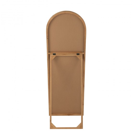 Jline Spiegel Met Voet Spiegel Sparhout Naturel.