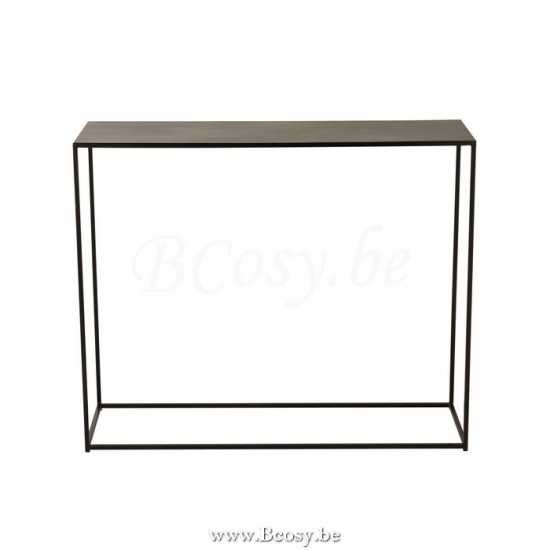 Jline 5076 console zwart metaal wandtafel j line Meubels Meubles Furniture Möbel Muebles Mobili MEUBELEN Consoles.