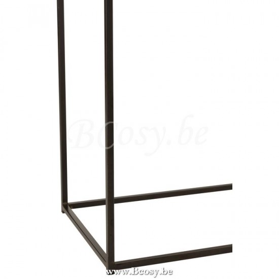 Jline Console Rechthoek Metaal Zwart.
