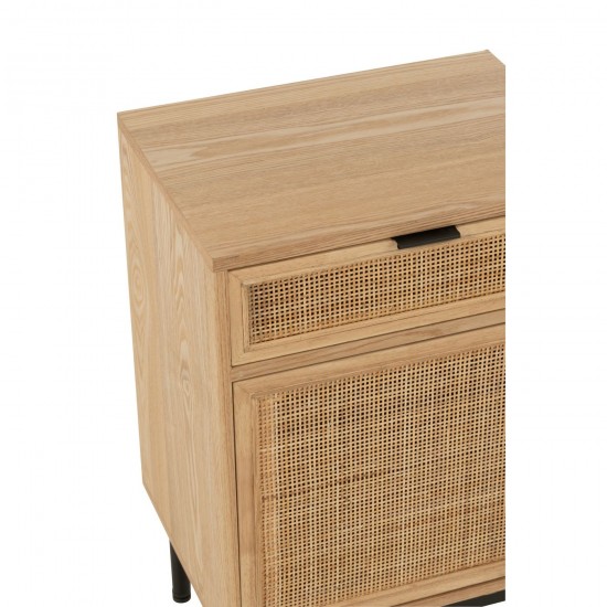 J Line 50765 Interieurmeubelen Nachtkastje Nachtkasten nachtkast Moebel Bedtafels Meubles rustiques Kastjes tables de nuit nac.