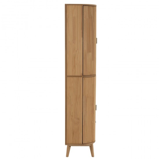 J Line armoires Jolipa Etagere Arrondie Mdf Bois De Pin Naturel.