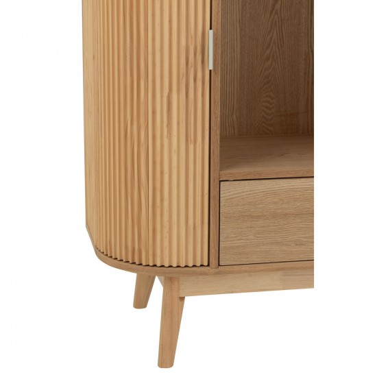 J Line Shelf Rounded Mdf Pine Wood Natural closets cupboards closets.