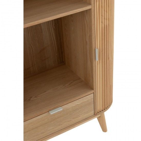Jline Regal Rund Mdf Kiefernholz Natur schrank.