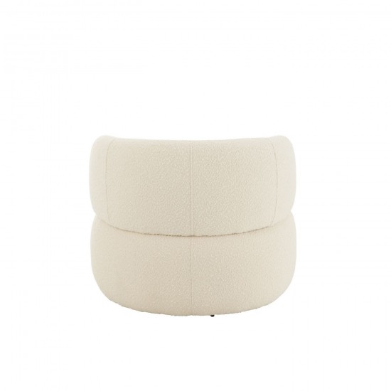 Jline Zetel Draaiend Rond Schuim Ecru.