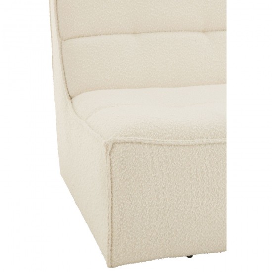 J Line Armchair Swivel Square Foam Ecru armchairs.
