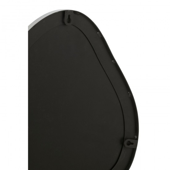 J Line Miroir mural Miroirs murals Jolipa Miroir Mural Extrema Fer Miroir Noir Small.