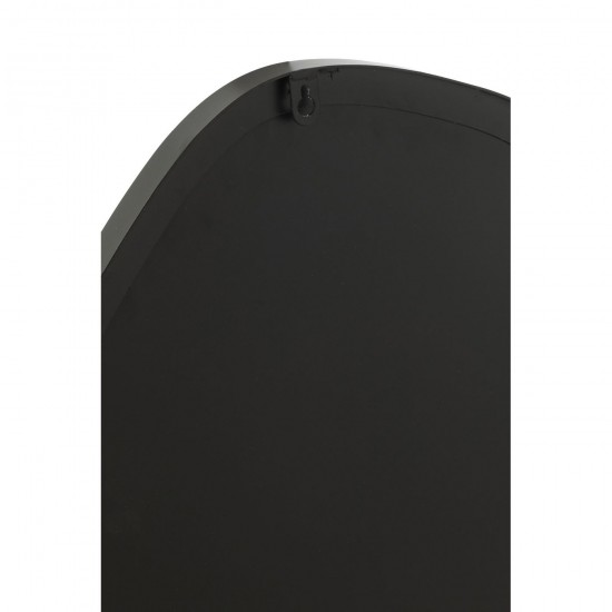 J Line Miroir mural Miroirs murals Jolipa Miroir Mural Extrema Fer Miroir Noir Large.