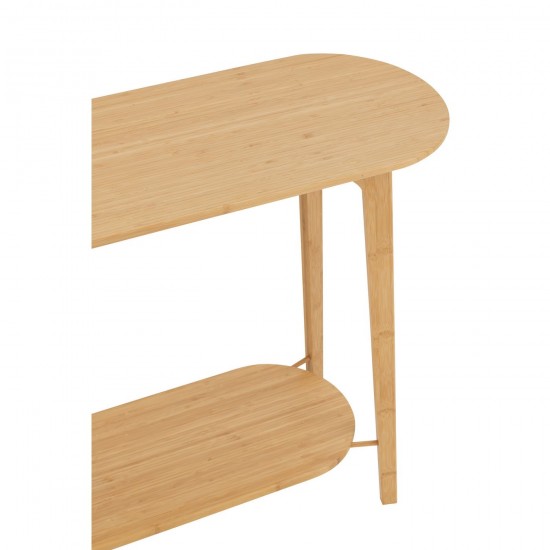 J Line Console Square Bamboo Natural sidetables.
