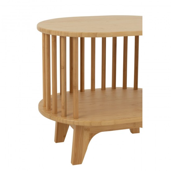 J Line Night Table Live Bamboo Natural bedside night tables stands.