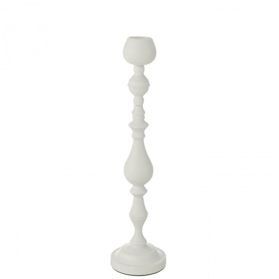 J Line Kaarshouder Monarchy Metaal Wit Large kaarshouders JO50876.