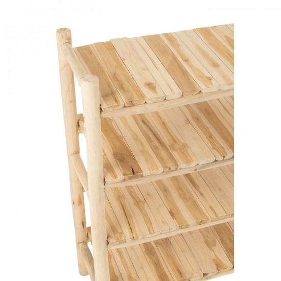 Jline Regal Ranch Teck Holz Naturell regale bretter gestelle.