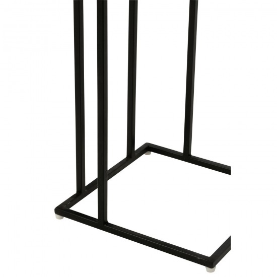 J Line Side Table Square Acacia Wood Resin Natural Blue nested side tables sidetables.