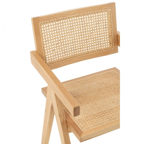 Jline Stuhl Grid Eschenholz Rattan Natur stuhl stuehle.