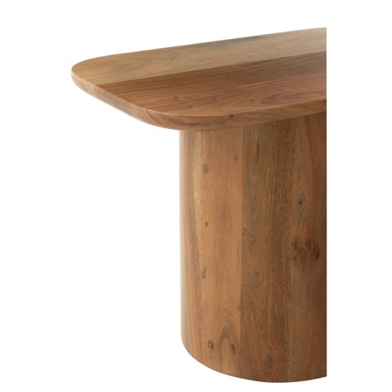 Jline Set Van Twee Bijzettafel Acacia Hout Naturel.