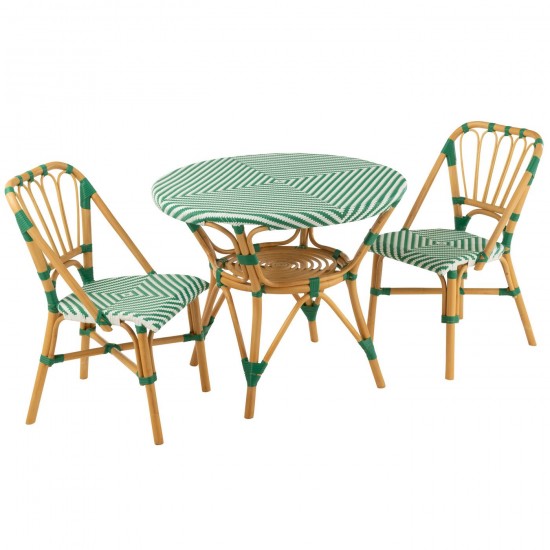 Jline Esstisch Live Rattan Plastik Naturell Grün esstische.