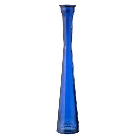 J Line Vase Tube Glass Blue grote vazen Grote vaas Hoge vazen Hoge vaas JO51220.