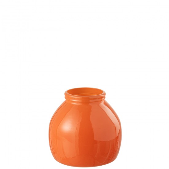 J Line Vase Glass Orange Small grote vazen Grote vaas Hoge vazen Hoge vaas JO51228.