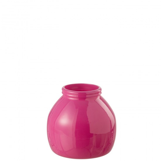 J Line Vase Glass Orange Pink Small grote vazen Grote vaas Hoge vazen Hoge vaas JO51232.