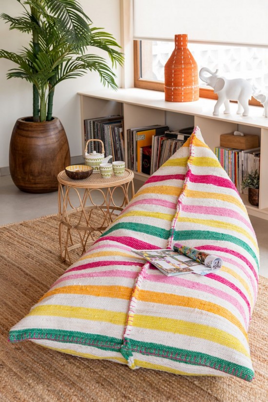 Jline Bean Bag Cocoon Textile Mix.