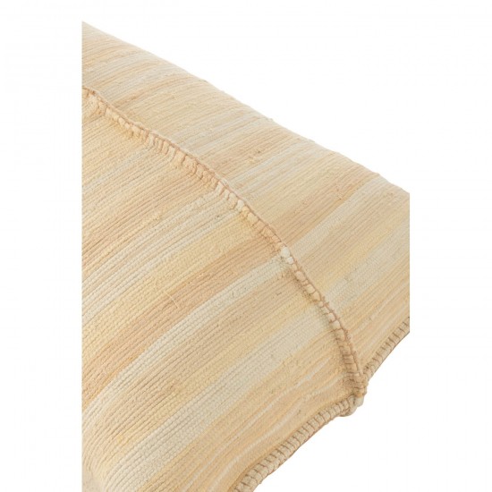 Jline Sitzsack Breeze Streifen Recycelte Baumwolle Creme Lachs Sitzsack Sitzsäcke.