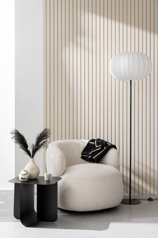 J Line Side Table Square Metal Black Mesa Auxiliar Cuadrada Metal Negra.