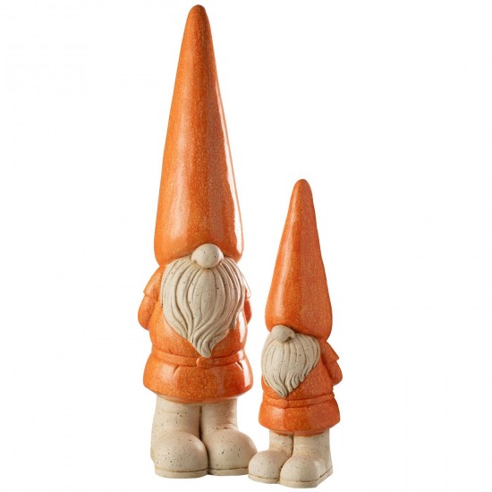J Line lutins statuettes Jolipa Lutin Exterieur Mgo Orange Large.