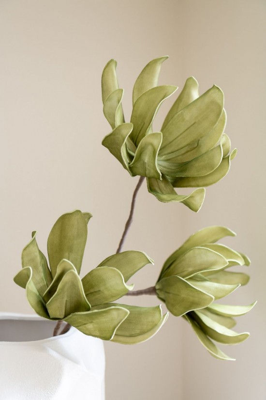 Jline Ramo Flor 3 Cabezas Eva Verde.