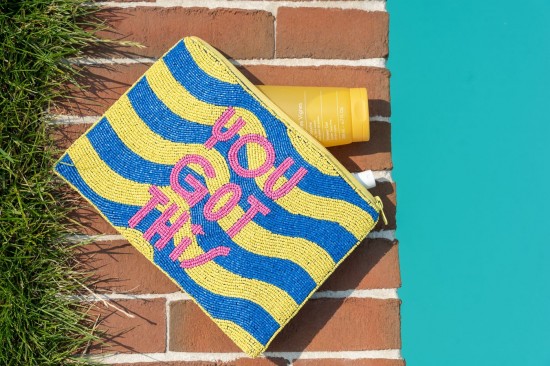 J Line Pochette Perle Cotone Mix Large Assortimento Di 2 Perlas Algodón Mix Bolsillo Grande, 2 Por Juego.